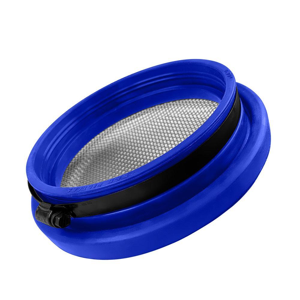 Universal S&B Turbo Screen Guard W/ Velocity Stack (Blue) (77-30XX)-Turbo Kit Accessory-S&B Filters-Dirty Diesel Customs