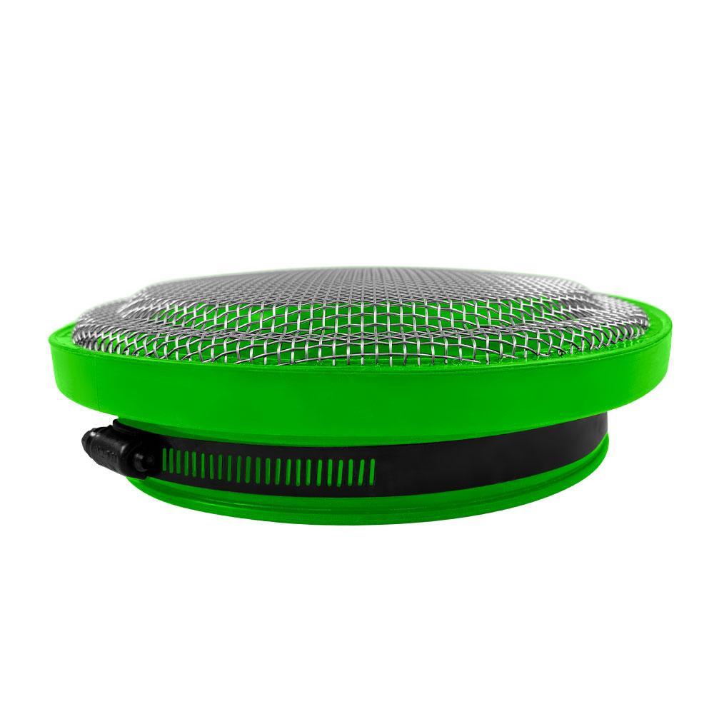 Universal S&B Turbo Screen Guard W/ Velocity Stack (Green) (77-30XX)-Turbo Kit Accessory-S&B Filters-Dirty Diesel Customs