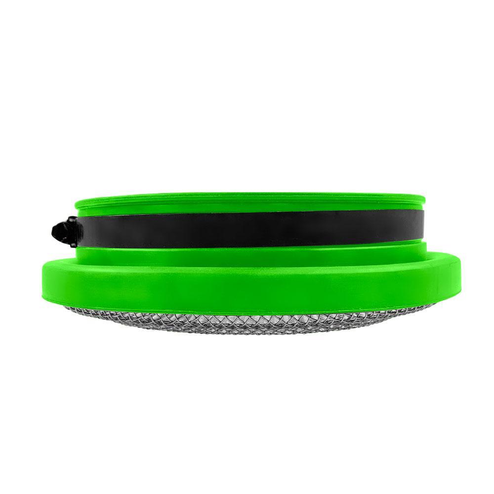 Universal S&B Turbo Screen Guard W/ Velocity Stack (Green) (77-30XX)-Turbo Kit Accessory-S&B Filters-Dirty Diesel Customs