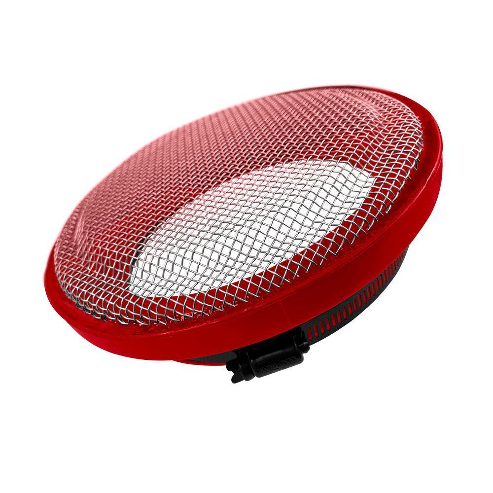 Universal S&B Turbo Screen Guard W/ Velocity Stack (Red) (77-30XX)-Turbo Kit Accessory-S&B Filters-Dirty Diesel Customs