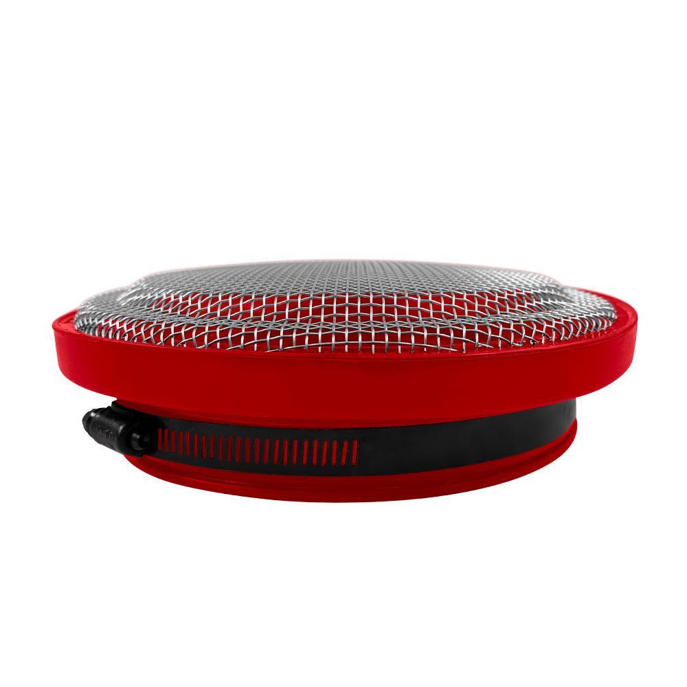 Universal S&B Turbo Screen Guard W/ Velocity Stack (Red) (77-30XX)-Turbo Kit Accessory-S&B Filters-Dirty Diesel Customs