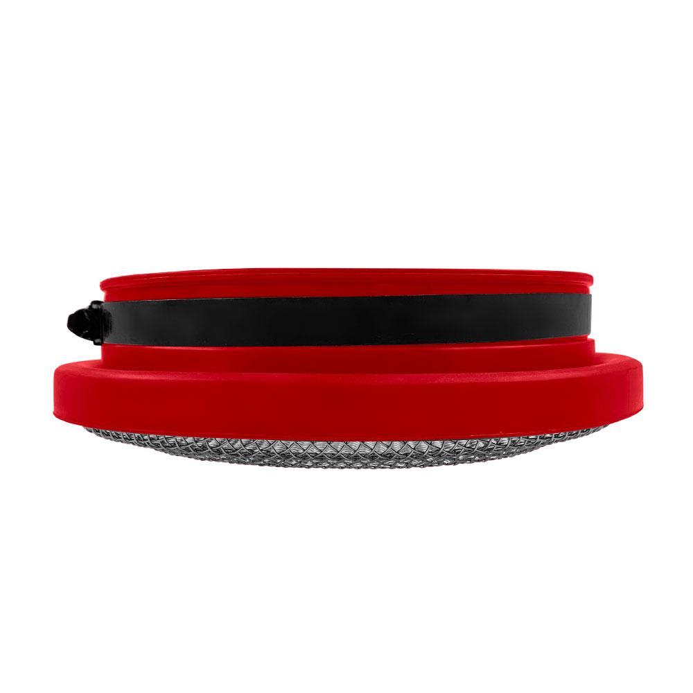Universal S&B Turbo Screen Guard W/ Velocity Stack (Red) (77-30XX)-Turbo Kit Accessory-S&B Filters-Dirty Diesel Customs