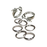 Universal Standard 304 SS V-Band - 8 Piece Set (2C 3M 3F)-V Band Clamp-PPE-517335008-Dirty Diesel Customs