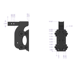Universal The Boss (Torsion Flex) Pintle Plate 2″- 3″ Shank-Towing Accessories-Gen-Y Hitch-Dirty Diesel Customs