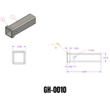 Universal Weld-On Receiver Tube (GH-00XX)-Towing Accessories-Gen-Y Hitch-Dirty Diesel Customs