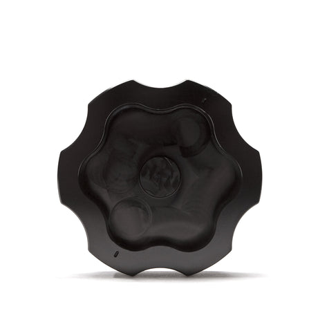 2017-2026 Powerstroke Billet Aluminum Power Steering Reservoir Cap, Black Anodized - Wehrli Custom Fabrication