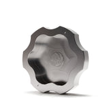 2017-2026 Powerstroke Billet Aluminum Power Steering Reservoir Cap, Clear Anodized - Wehrli Custom Fabrication