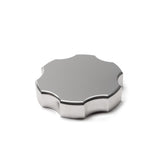 2017-2026 Powerstroke Billet Aluminum Power Steering Reservoir Cap, Clear Anodized - Wehrli Custom Fabrication