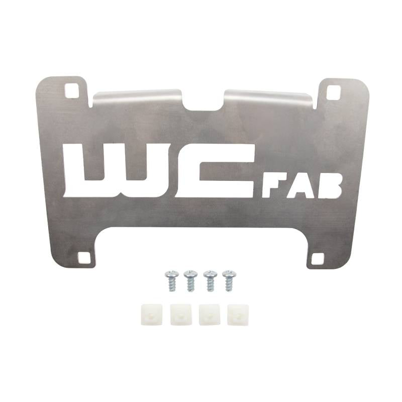 2015-2019 Duramax Lower Valance Filler Panel Front License Plate Mount - Wehrli Custom Fabrication