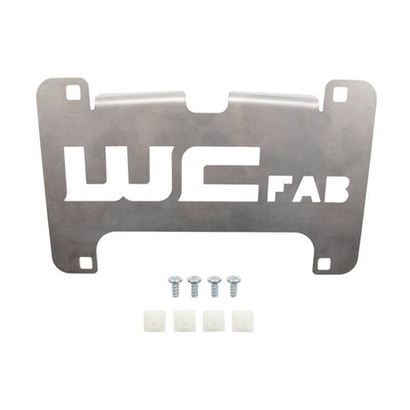 2015-2019 Duramax Lower Valance Filler Panel Front License Plate Mount - Wehrli Custom Fabrication