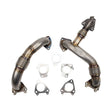 2011-2016 Duramax 2" Stainless Steel Up Pipe Kit For OEM Or Manifolds W/ Gaskets - Wehrli Custom Fabrication