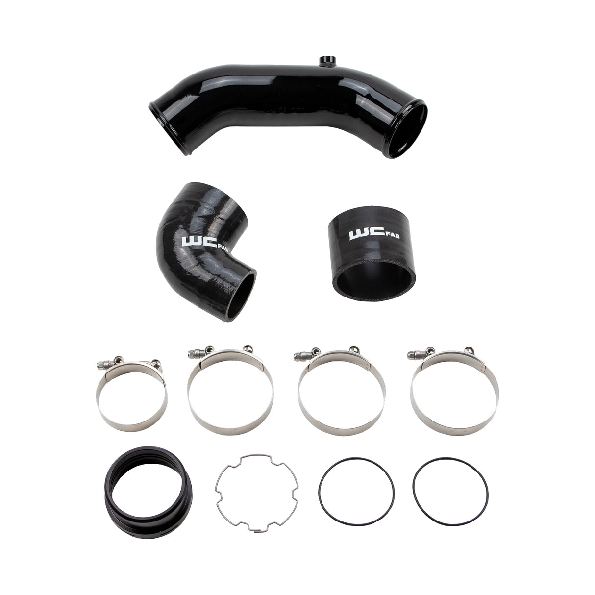 2017-2025 Powerstroke 3.5" Cold Side Intercooler Pipe Kit - Wehrli Custom Fabrication