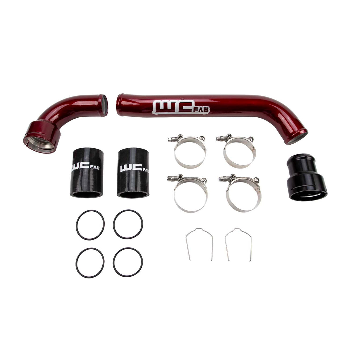 2017-2024 Powerstroke Upper Coolant Pipe Kit - Wehrli Custom Fabrication