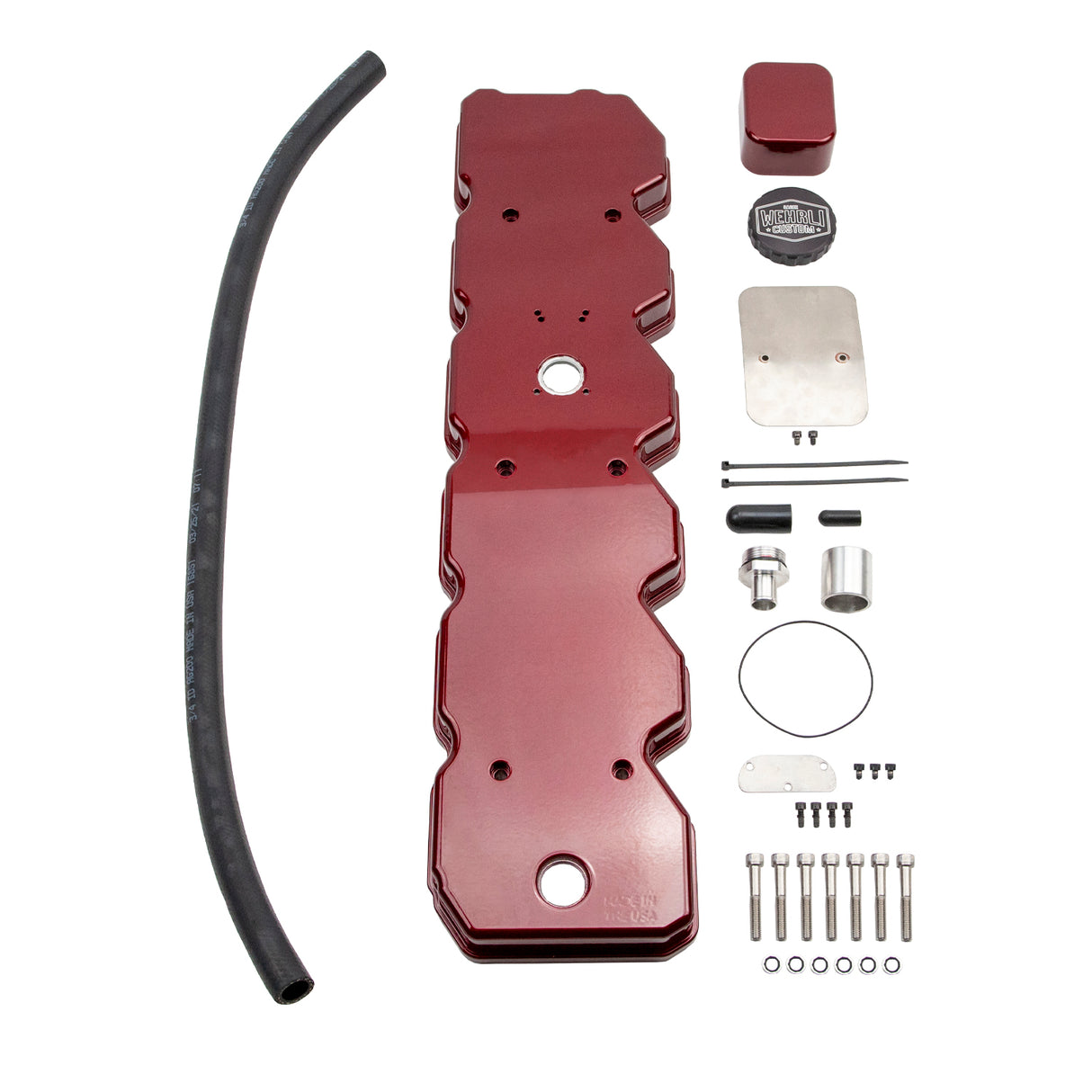 2003-2005 Cummins WCFab X D&J Precision Billet Valve Cover - Wehrli Custom Fabrication