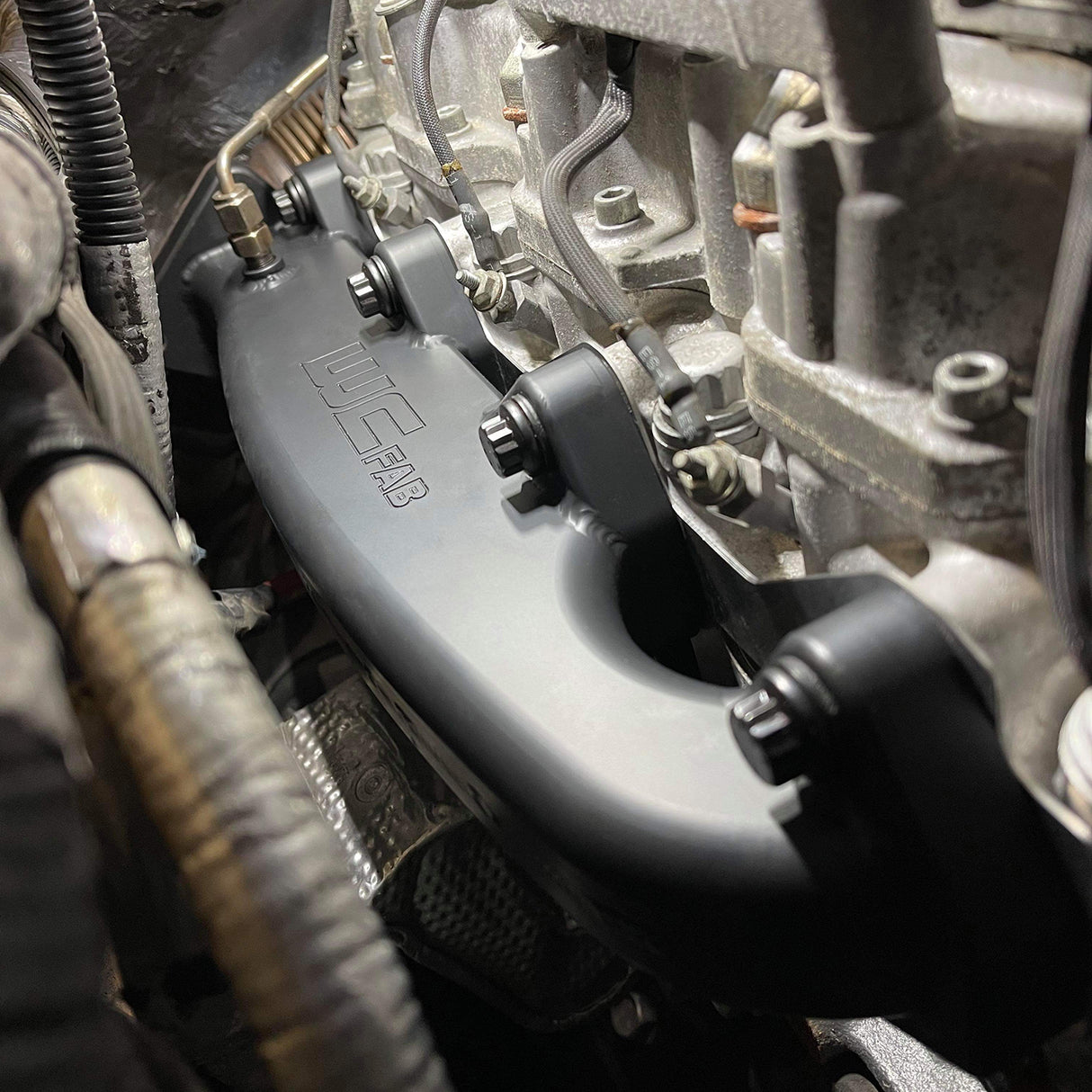 2001-2004 Duramax Billet Exhaust Manifold & Stainless Up Pipe Kit with Gaskets and ARP Hardware - Wehrli Custom Fabrication