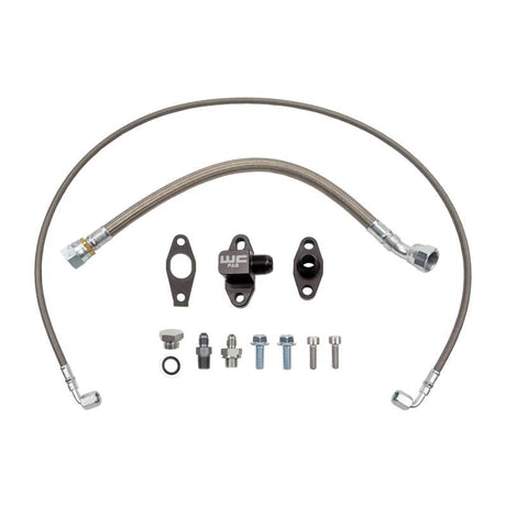 2017-2025 Duramax S400 Single Turbo Oil Line Kit - Wehrli Custom Fabrication