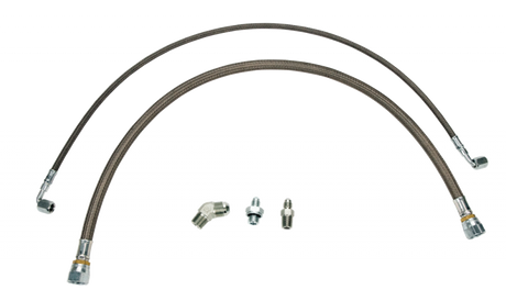 2001-2010 Duramax Twin Turbo Oil Line Kit (S400) - Wehrli Custom Fabrication