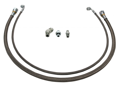 2011-2016 Duramax Twin Turbo Oil Line Kit (S400) - Wehrli Custom Fabrication