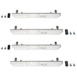 2020-2025 Duramax Billet Marker Light Delete Kit, With Logo, Paint to Match - Wehrli Custom Fabrication