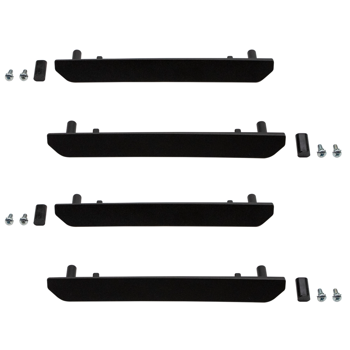 2020-2025 Duramax Billet Marker Light Delete Kit, Without Logo, Fine Texture Black - Wehrli Custom Fabrication