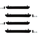 2020-2025 Duramax Billet Marker Light Delete Kit, Without Logo, Fine Texture Black - Wehrli Custom Fabrication
