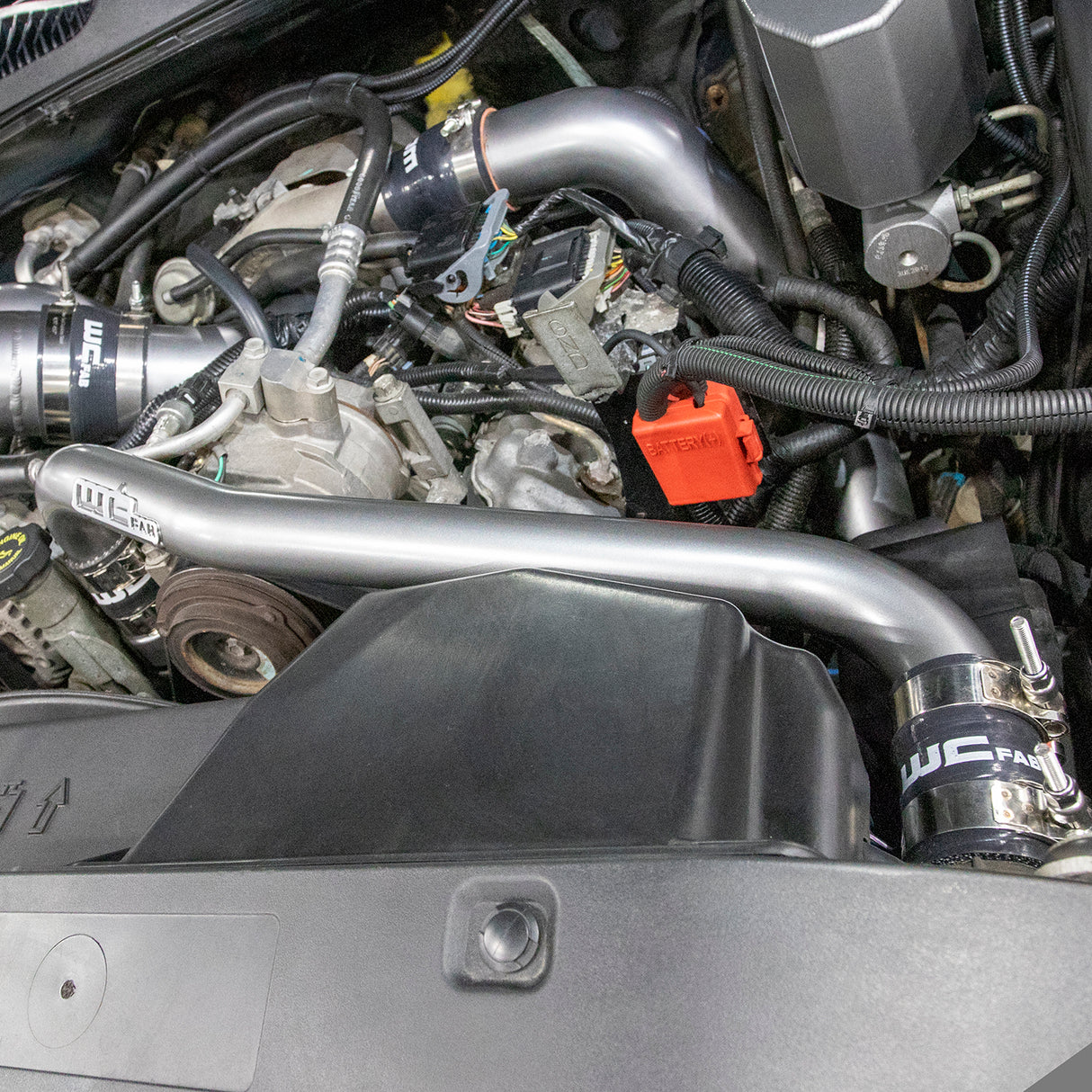 2001-2005 Duramax Top Outlet Billet Thermostat Housing and Upper Coolant Pipe Kit - Wehrli Custom Fabrication