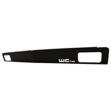2015-2019 Duramax Front Bumper Valance Filler Panel Kit, With Tow Hook Holes, Fine Texture Black - Wehrli Custom Fabrication