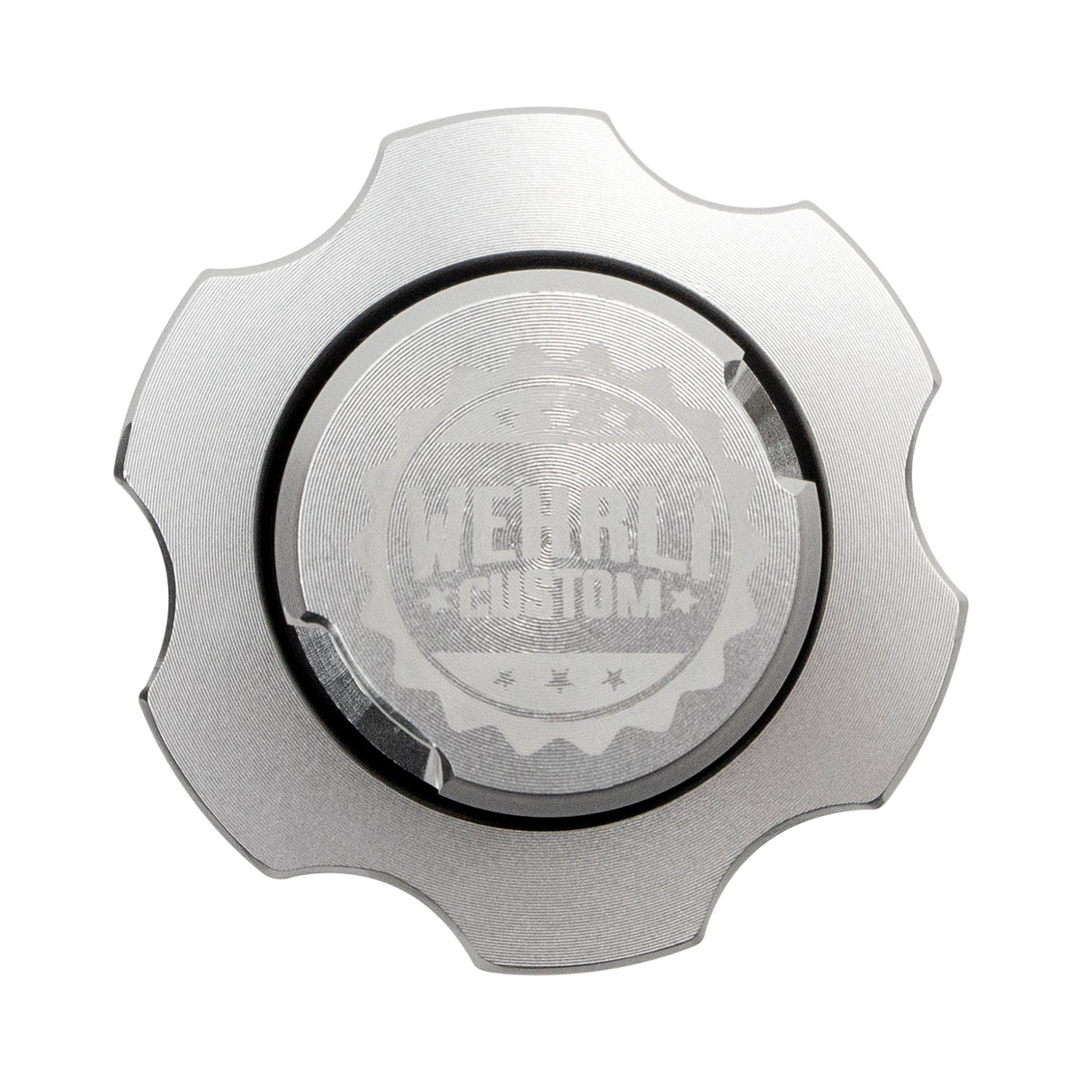 2001-2026 Duramax Billet Aluminum Clear Anodized Oil Fill Cap - Wehrli Custom Fabrication