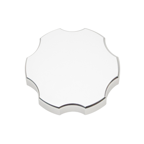 Universal Billet Aluminum Coolant Tank Cap, Clear Anodized - Wehrli Custom Fabrication