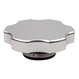 Universal Billet Aluminum Coolant Tank Cap, Clear Anodized - Wehrli Custom Fabrication