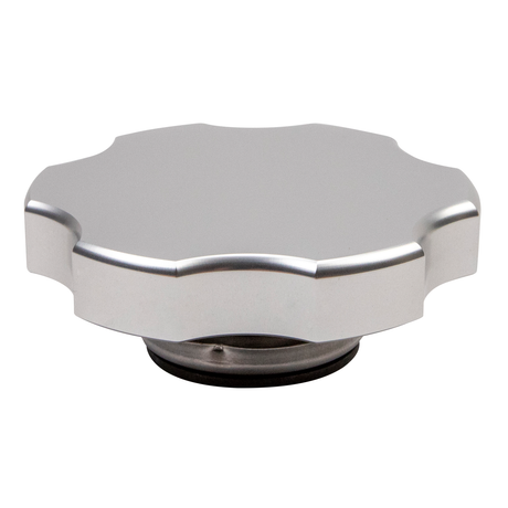 Universal Billet Aluminum Coolant Tank Cap, Clear Anodized - Wehrli Custom Fabrication