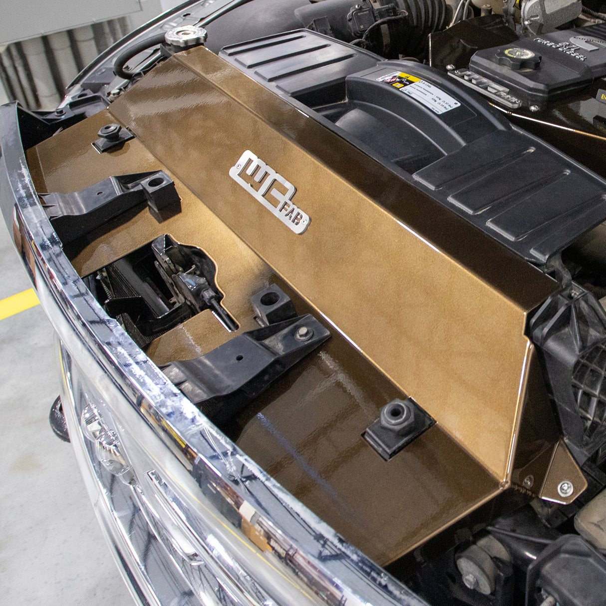 2010-2012 Cummins Radiator Cover - Wehrli Custom Fabrication