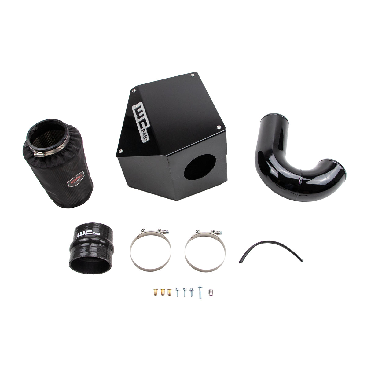 1998.5-2002 Cummins 4" Intake Kit with Air Box - Wehrli Custom Fabrication