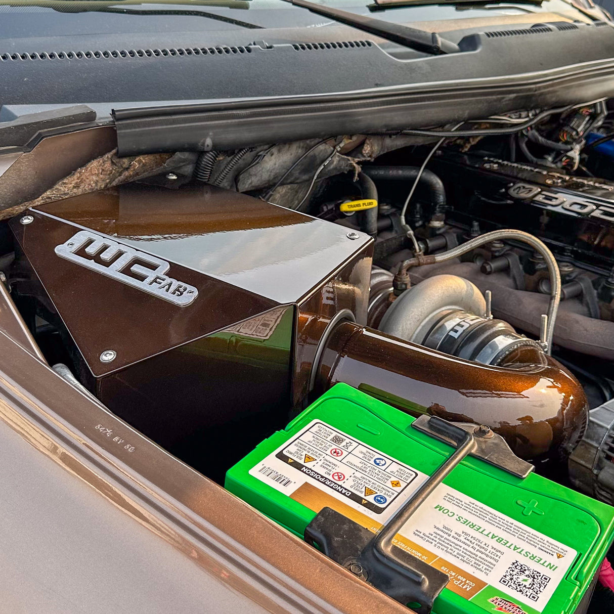 1998.5-2002 Cummins 4" Intake Kit with Air Box - Wehrli Custom Fabrication