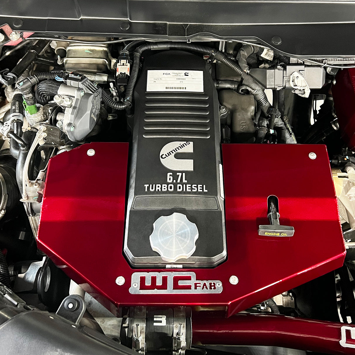 2010-2024 Cummins Engine Cover - Wehrli Custom Fabrication