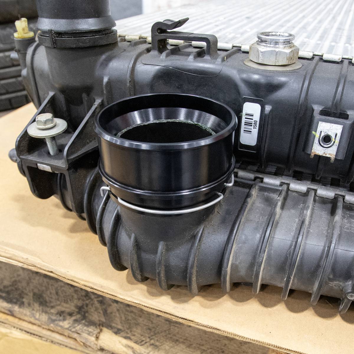 2017-2019 Duramax Intercooler Outlet Billet Boot Adapter - Wehrli Custom Fabrication