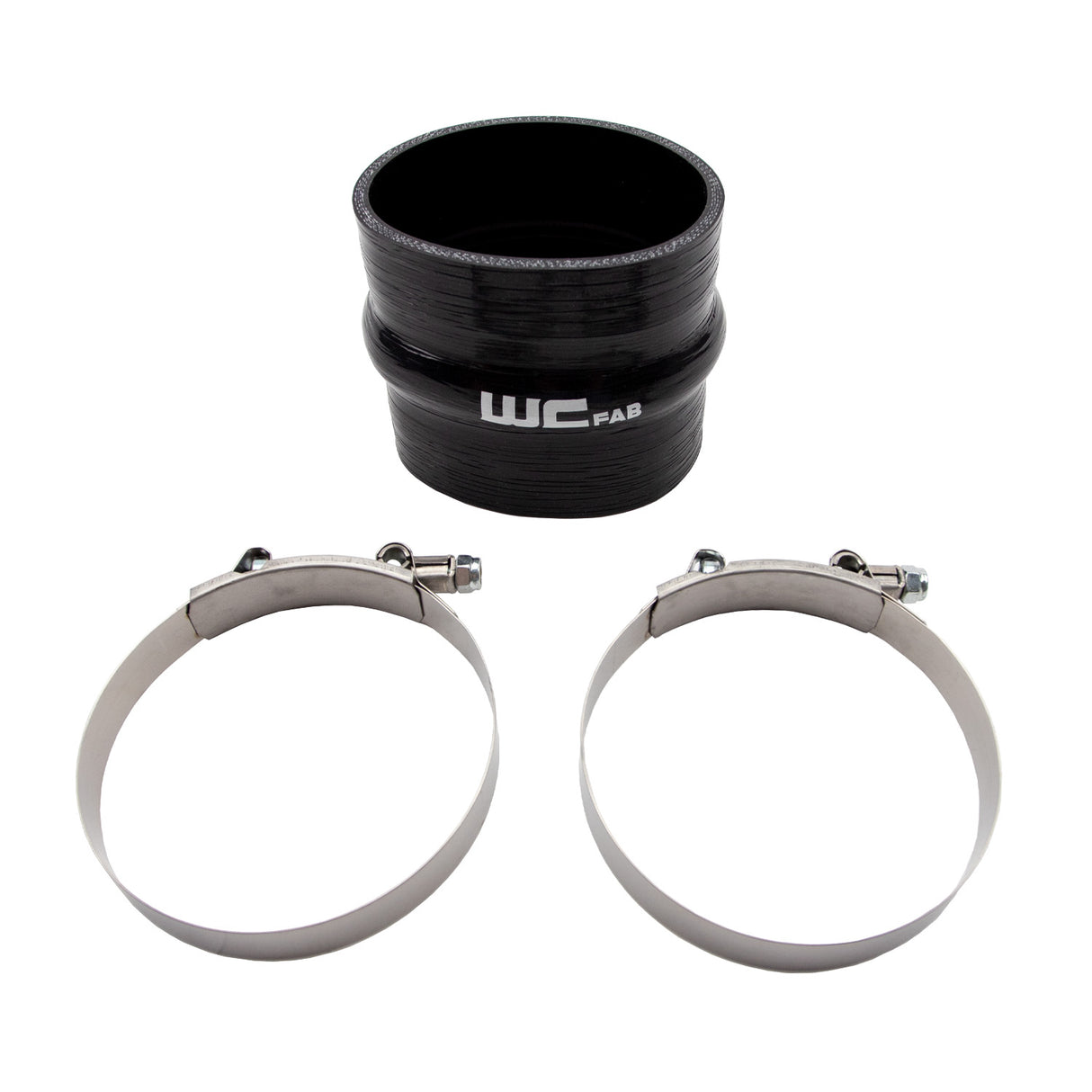 Universal 4" ID x 4" Long Silicone Hump Boot and Clamp Kit - Wehrli Custom Fabrication