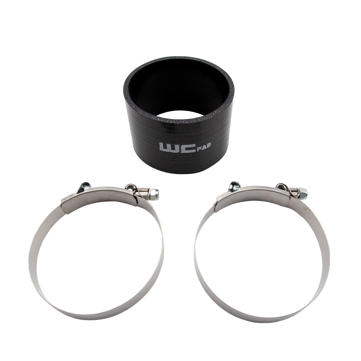 Universal 4" ID x 3" Long Silicone Boot and Clamp Kit - Wehrli Custom Fabrication