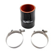 Universal 2.75" x 3" ID Straight Reducer 4.5" Long Silicone Boot and Clamp Kit - Wehrli Custom Fabrication
