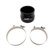 Universal 3.5" x 4" ID Straight Reducer x 3" Long Silicone Boot and Clamp Kit - Wehrli Custom Fabrication