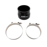 Universal 3.5" x 4" ID Straight Reducer x 3" Long Silicone Boot and Clamp Kit - Wehrli Custom Fabrication