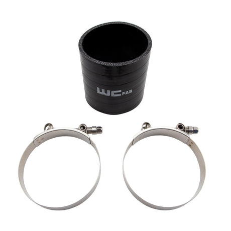 Universal 3.5" ID x 4" Long Silicone Boot and Clamp Kit - Wehrli Custom Fabrication