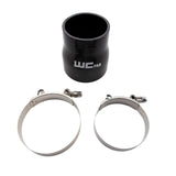 Universal 3" x 3.5" ID Straight Reducer x 4" Long Silicone Boot and Clamp Kit - Wehrli Custom Fabrication