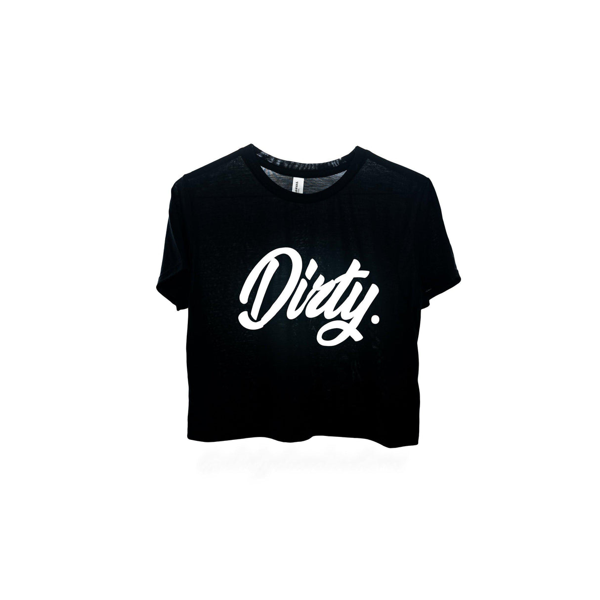 Women's Dirty Diesel Crop Top-T-Shirt-Dirty Diesel Customs-dirty-crop-BLK-Sleeved-Small-Dirty Diesel Customs