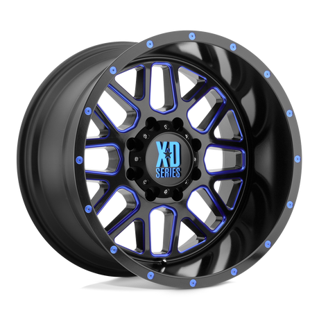 XD XD820 GRENADE - Satin Black Milled W/ Blue Clear Coat-Wheels-XD-Dirty Diesel Customs