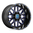 XD XD820 GRENADE - Satin Black Milled W/ Blue Clear Coat-Wheels-XD-XD82021268944NBC-Dirty Diesel Customs