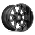 XD XD825 BUCK 25 - Gloss Black Milled-Wheels-XD-XD82521035324N-Dirty Diesel Customs