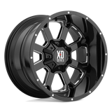 XD XD825 BUCK 25 - Gloss Black Milled-Wheels-XD-XD82521035324N-Dirty Diesel Customs
