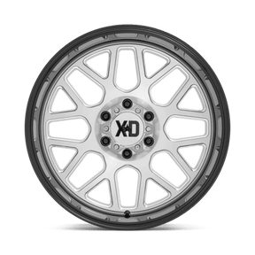 XD XD849 GRENADE 2 - Brushed Milled W/ Gloss Black Lip-Wheels-XD-Dirty Diesel Customs