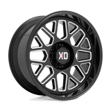 XD XD849 GRENADE 2 - Gloss Black Milled-Wheels-XD-Dirty Diesel Customs